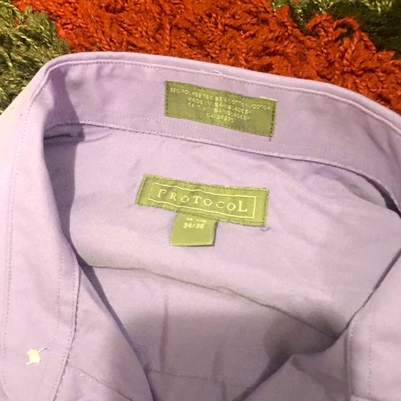 Protocol lavender dress shirts (men) - Picture 3 of 3